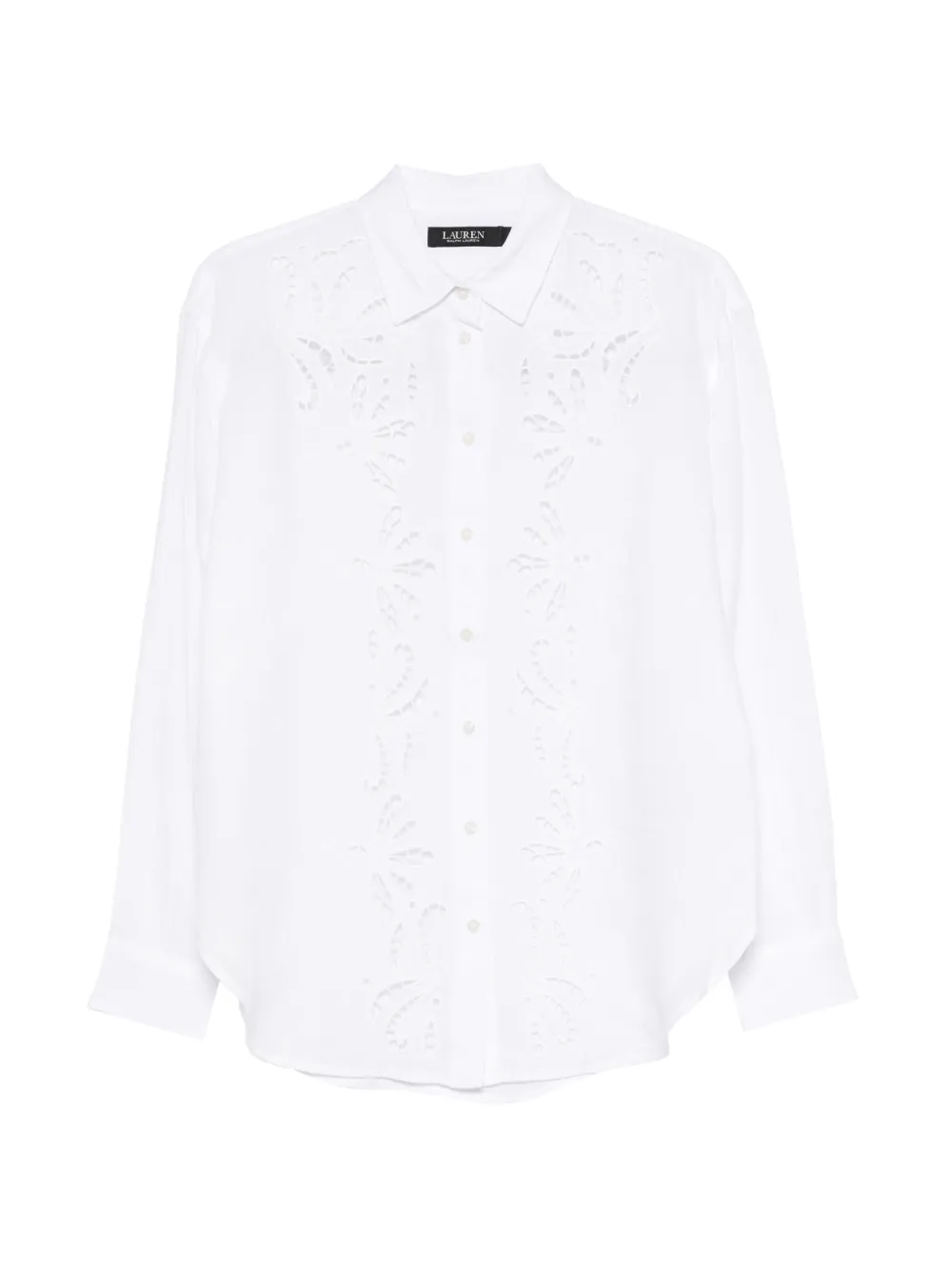 Lauren Ralph Lauren broderie-anglaise shirt - White