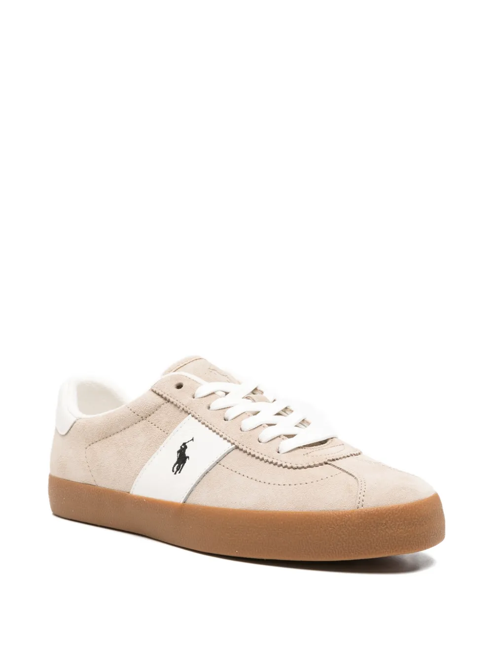 Polo Ralph Lauren Sneakers met borduurwerk Beige