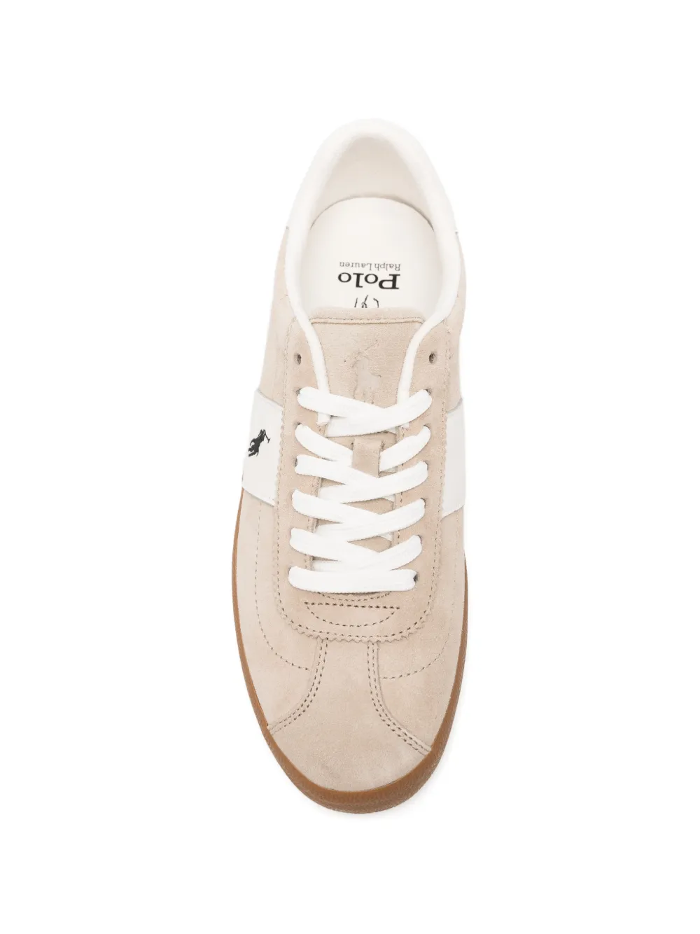 Polo Ralph Lauren Sneakers met borduurwerk Beige