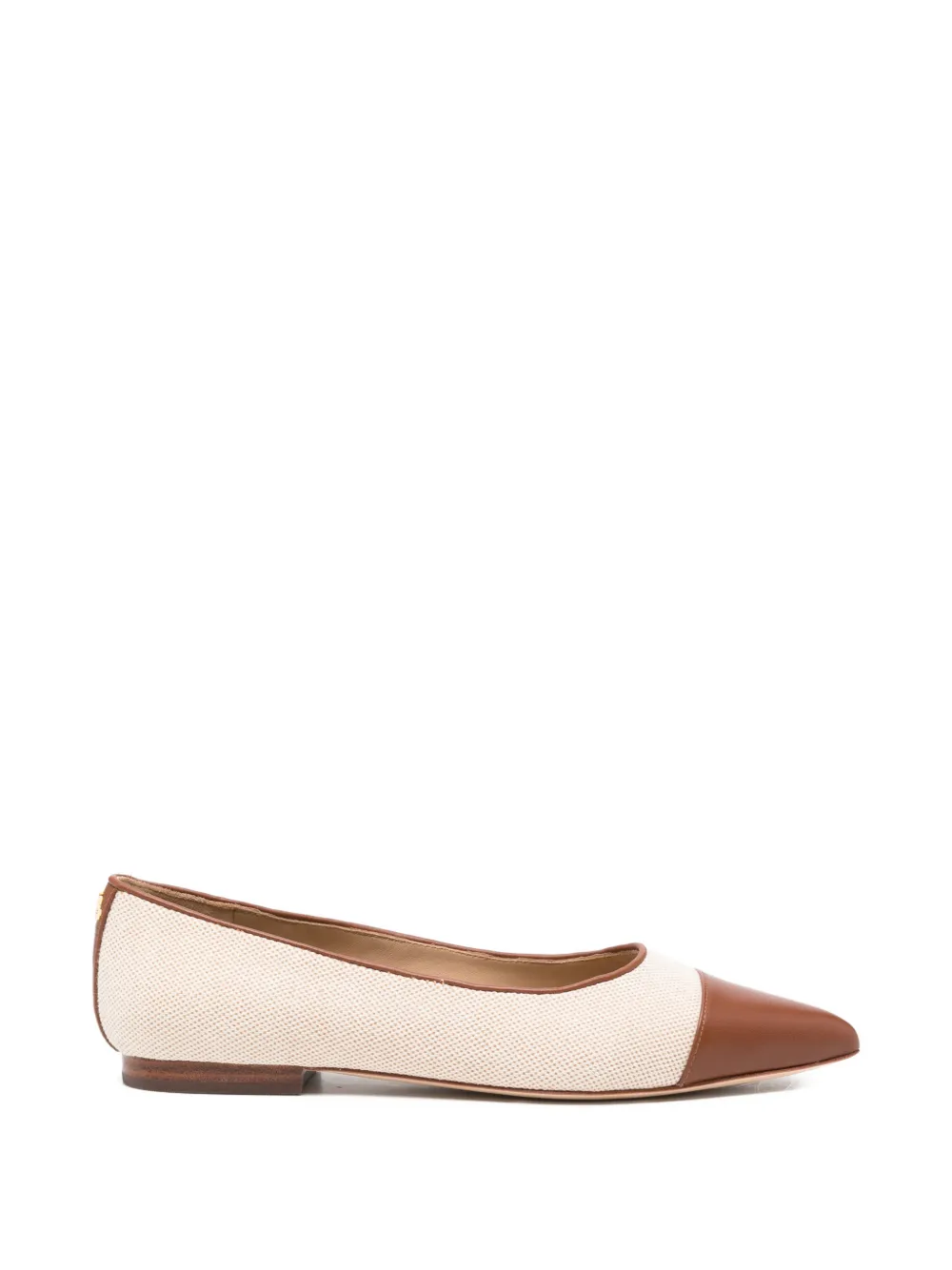 Lauren Ralph Lauren Londyn cap-toe ballet flats Beige
