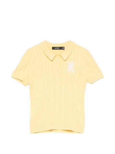Lauren Ralph Lauren Natrissa cable-knit polo shirt
