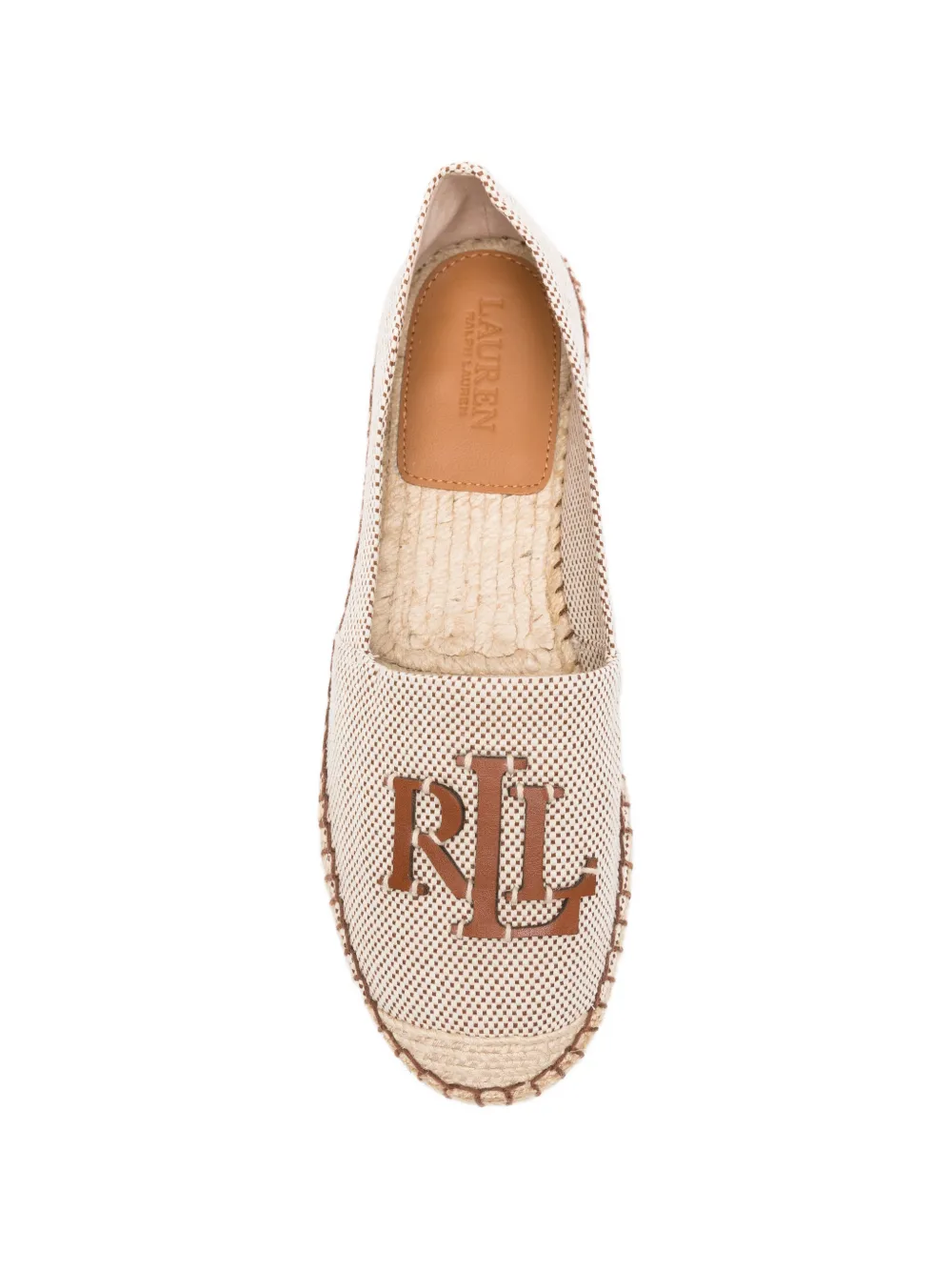 Lauren Ralph Lauren Cameryn logo-patch espadrilles Beige