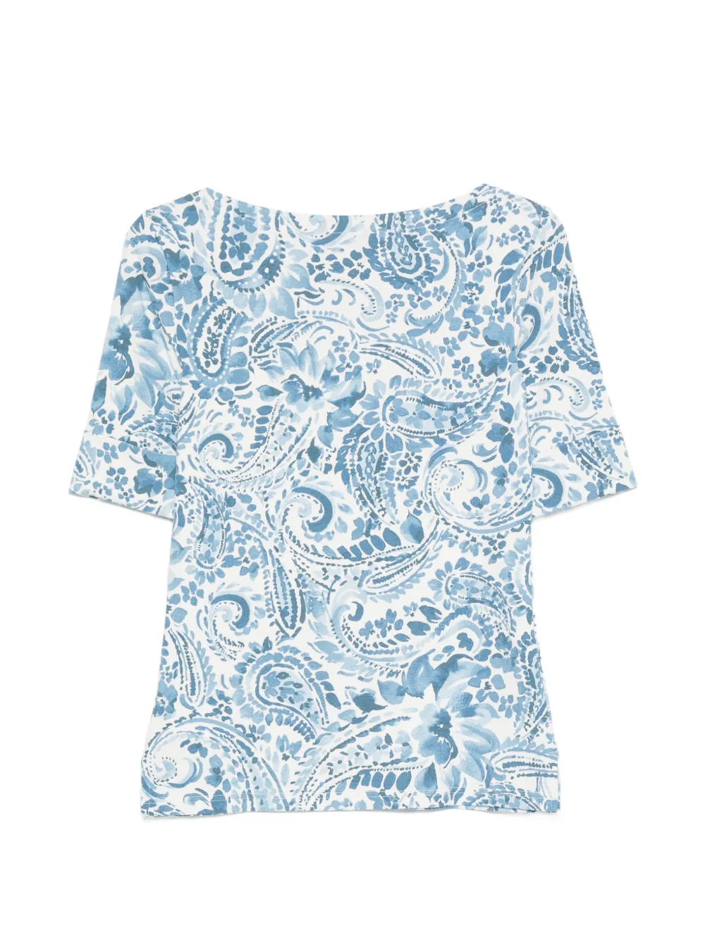 Lauren Ralph Lauren T-shirt met paisley-print Wit