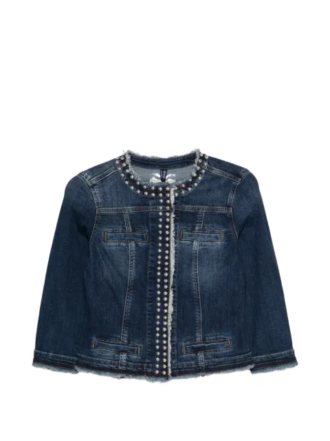LIU JO beaded fringed jacket