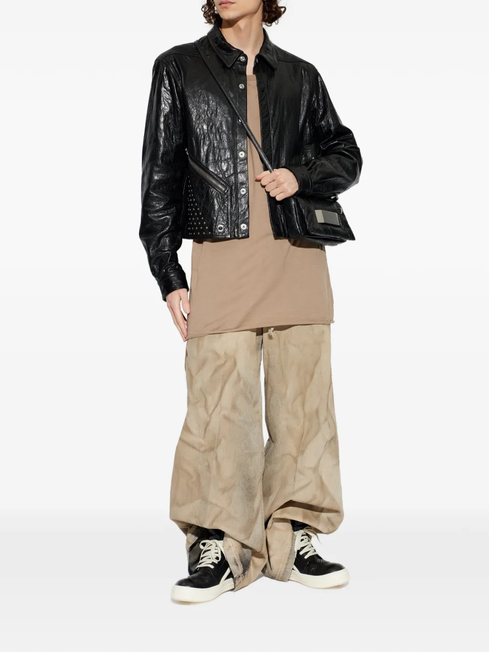  Rick Owens Drkshdw Racerback Tank Top - Neutrals 