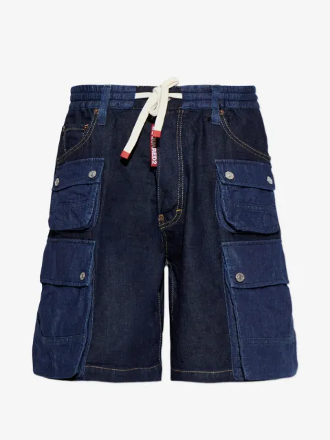 DSQUARED2 dark Weight wash shorts
