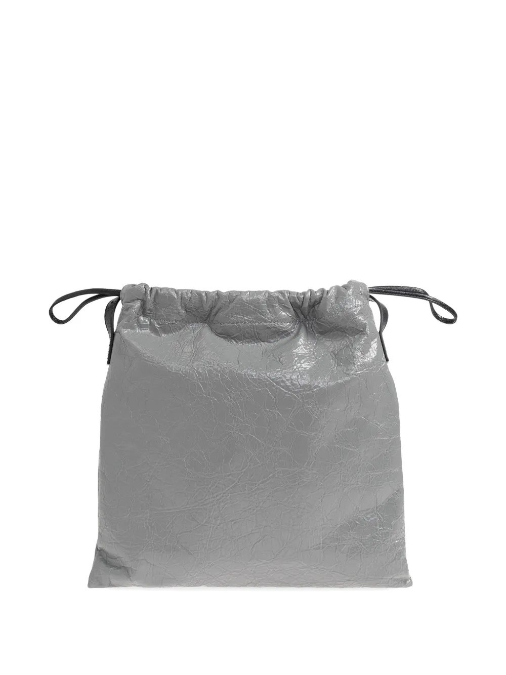  Balenciaga Shopper Dust Drawstring Shoulder Bag - Grey 