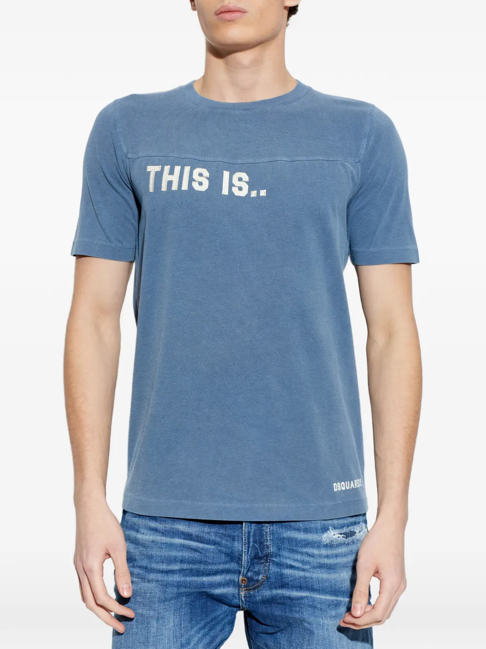 DSQUARED2 This Is T-shirt Blauw