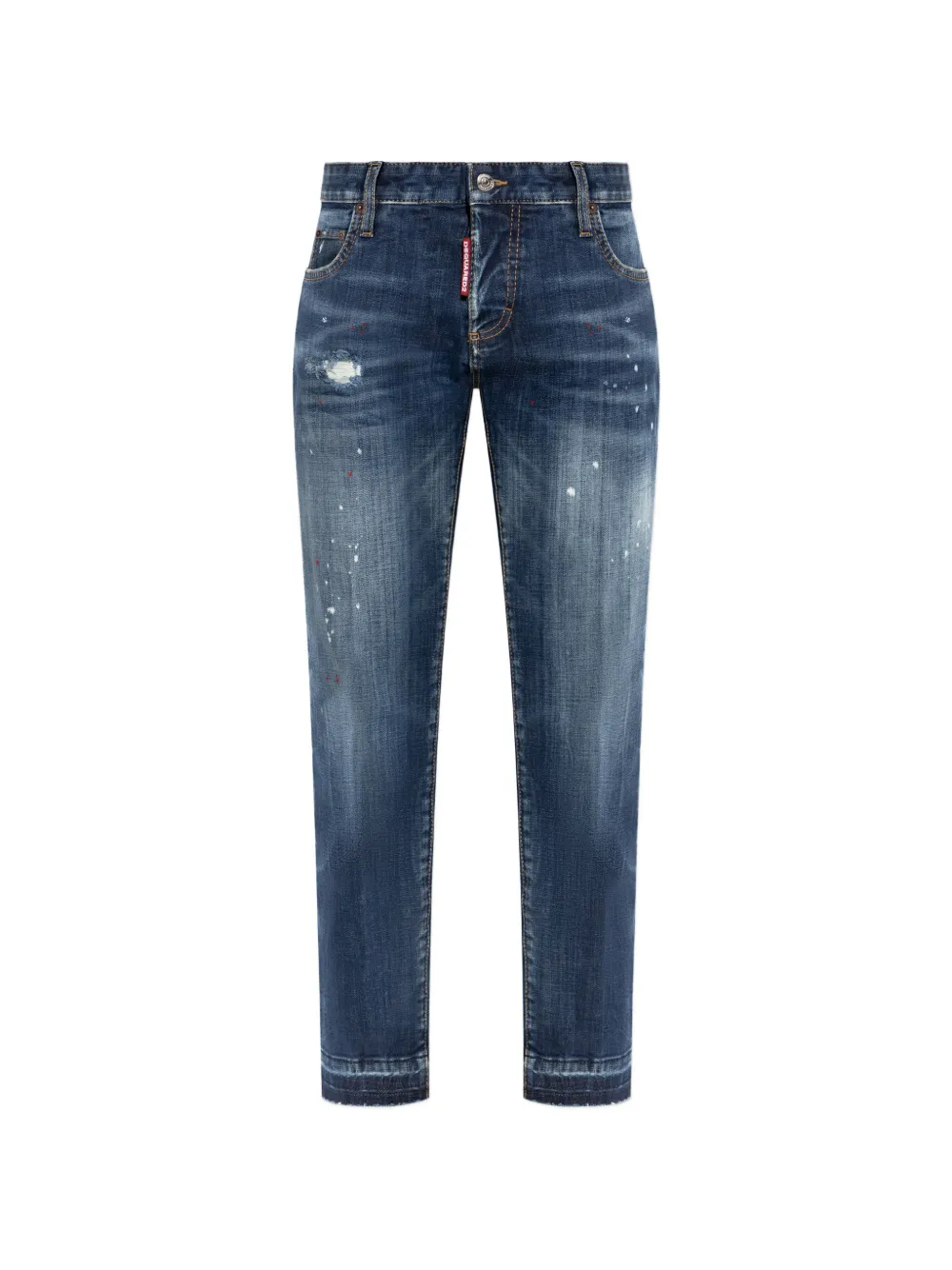 DSQUARED2 belt-loop distressed jeans - Blu