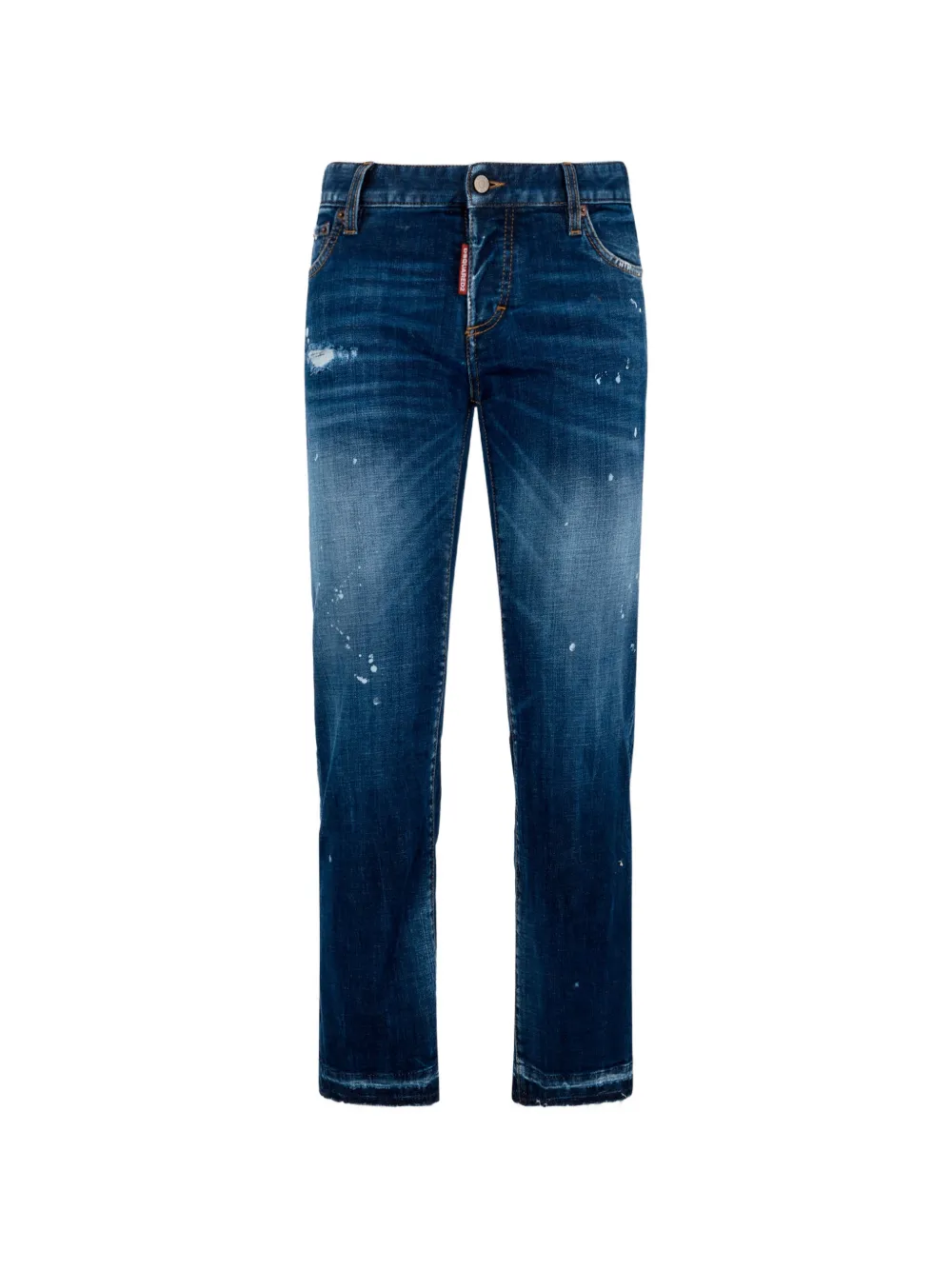 DSQUARED2 belt-loop distressed jeans - Blu