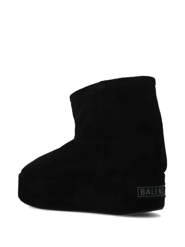 Balenciaga Alaska Platform Boots | Black | FARFETCH