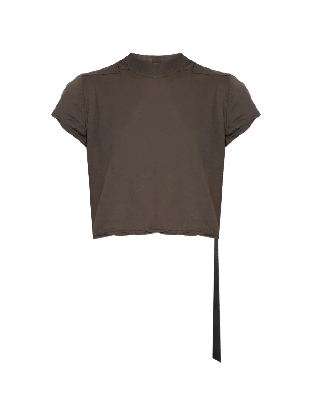 Rick Owens DRKSHDW Cropped Small Level T-shirt - Marrone