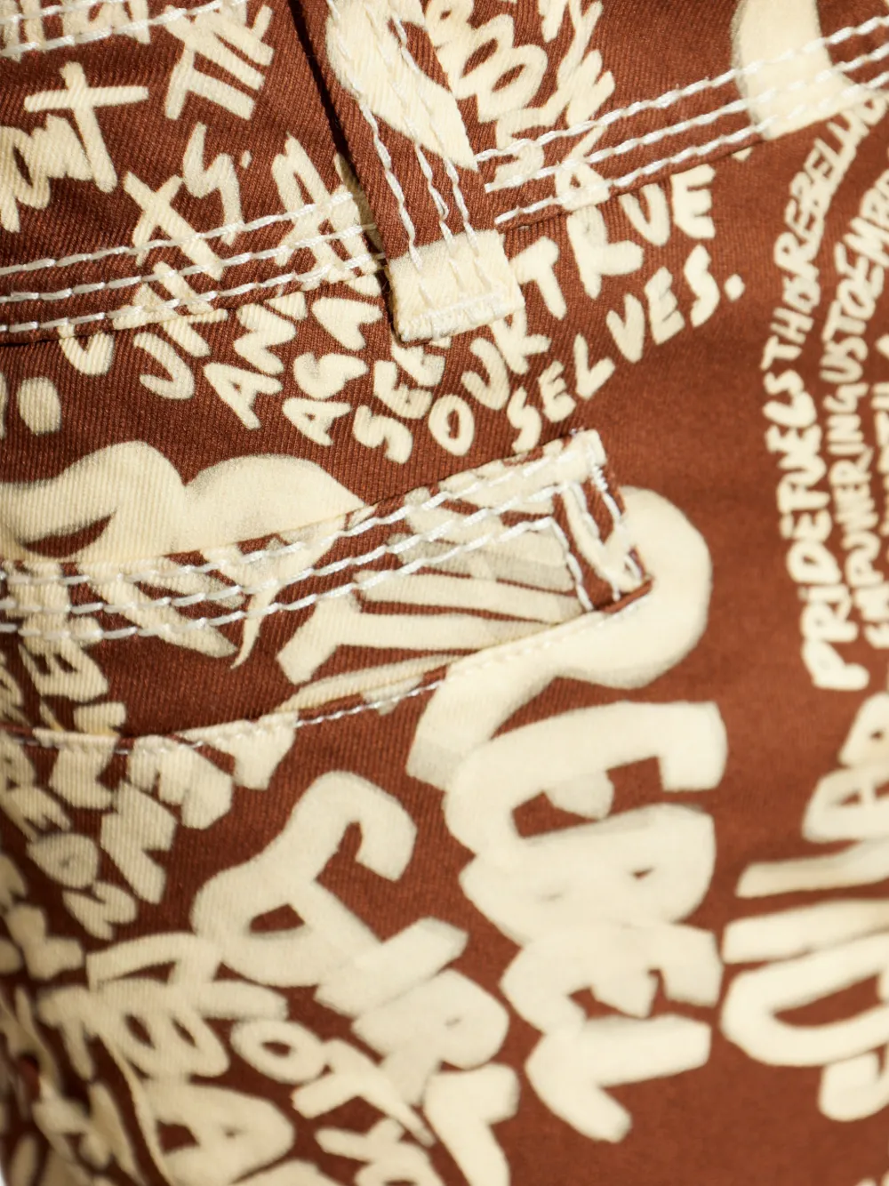 DSQUARED2 Broek met tekst Bruin