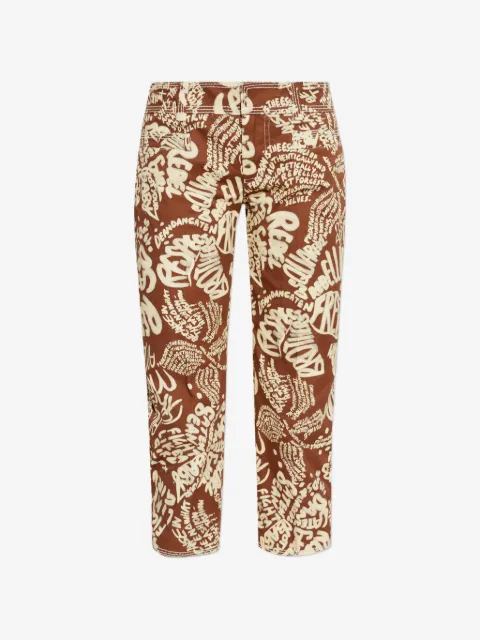 DSQUARED2 pantalones con texto estampado