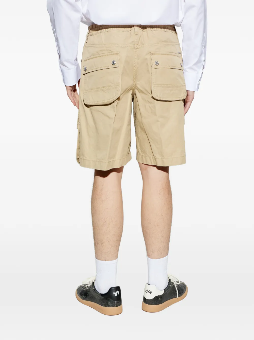 Multi-Pocket Drawstring Shorts