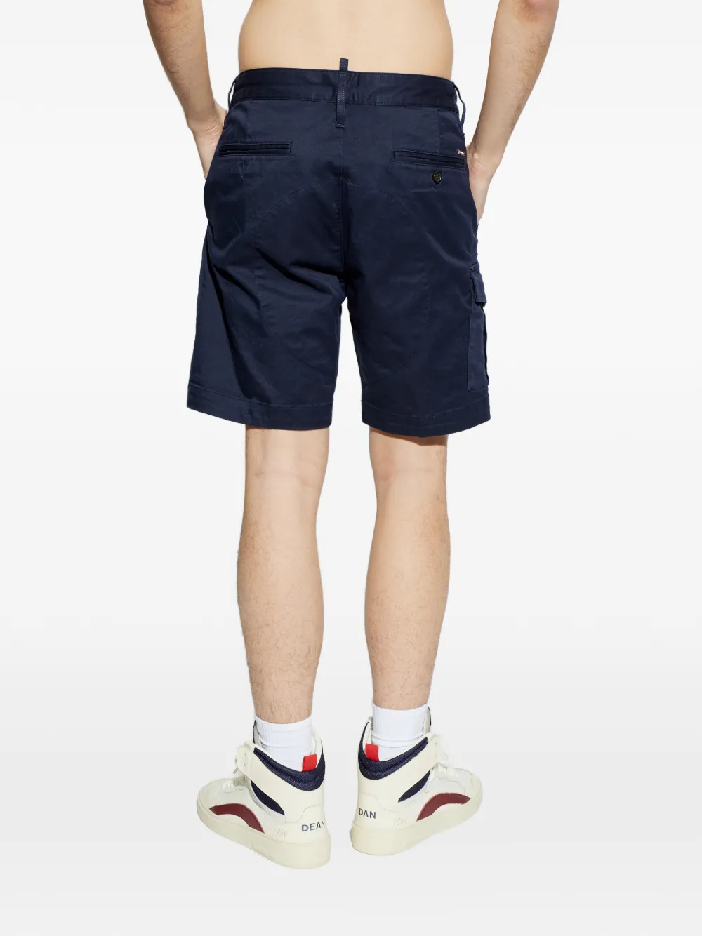 DSQUARED2 Cargo shorts met knopen Blauw