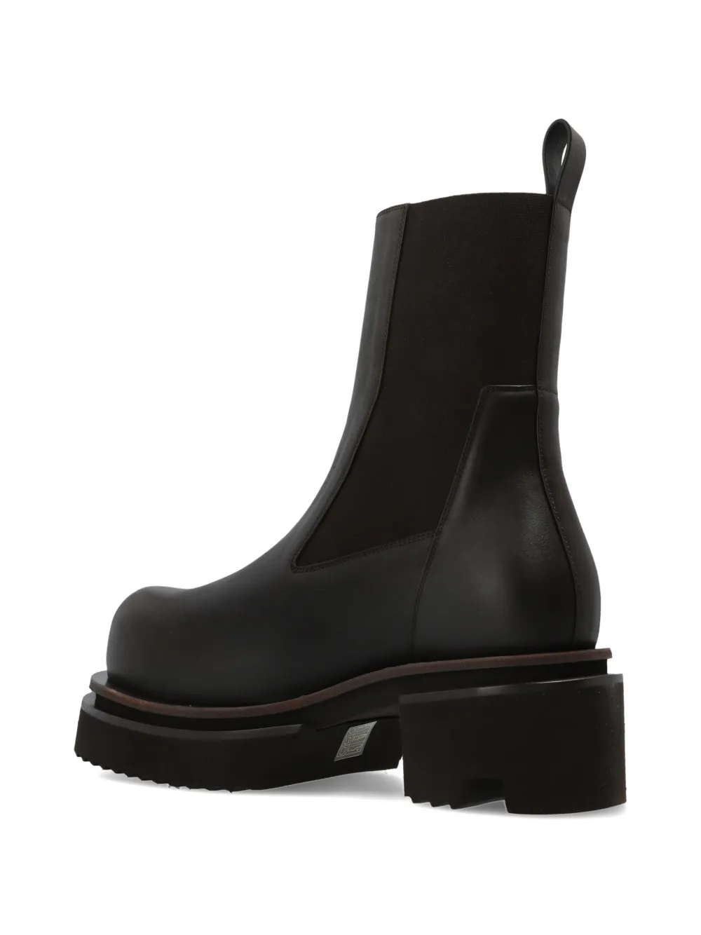 Rick Owens Temple Beatle Bogun enkellaarzen Bruin