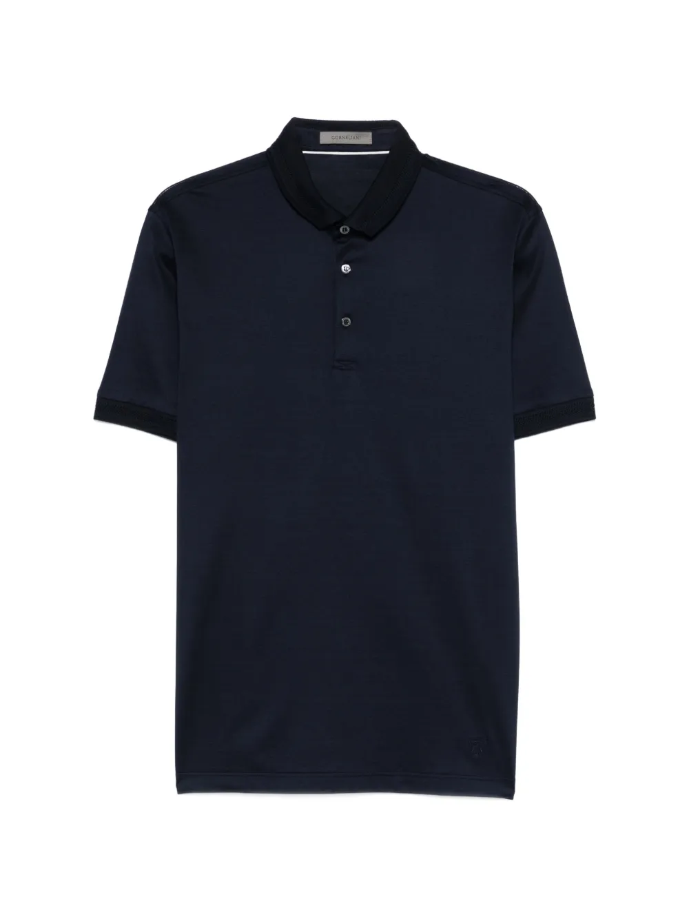 Corneliani jersey polo shirt - Blu