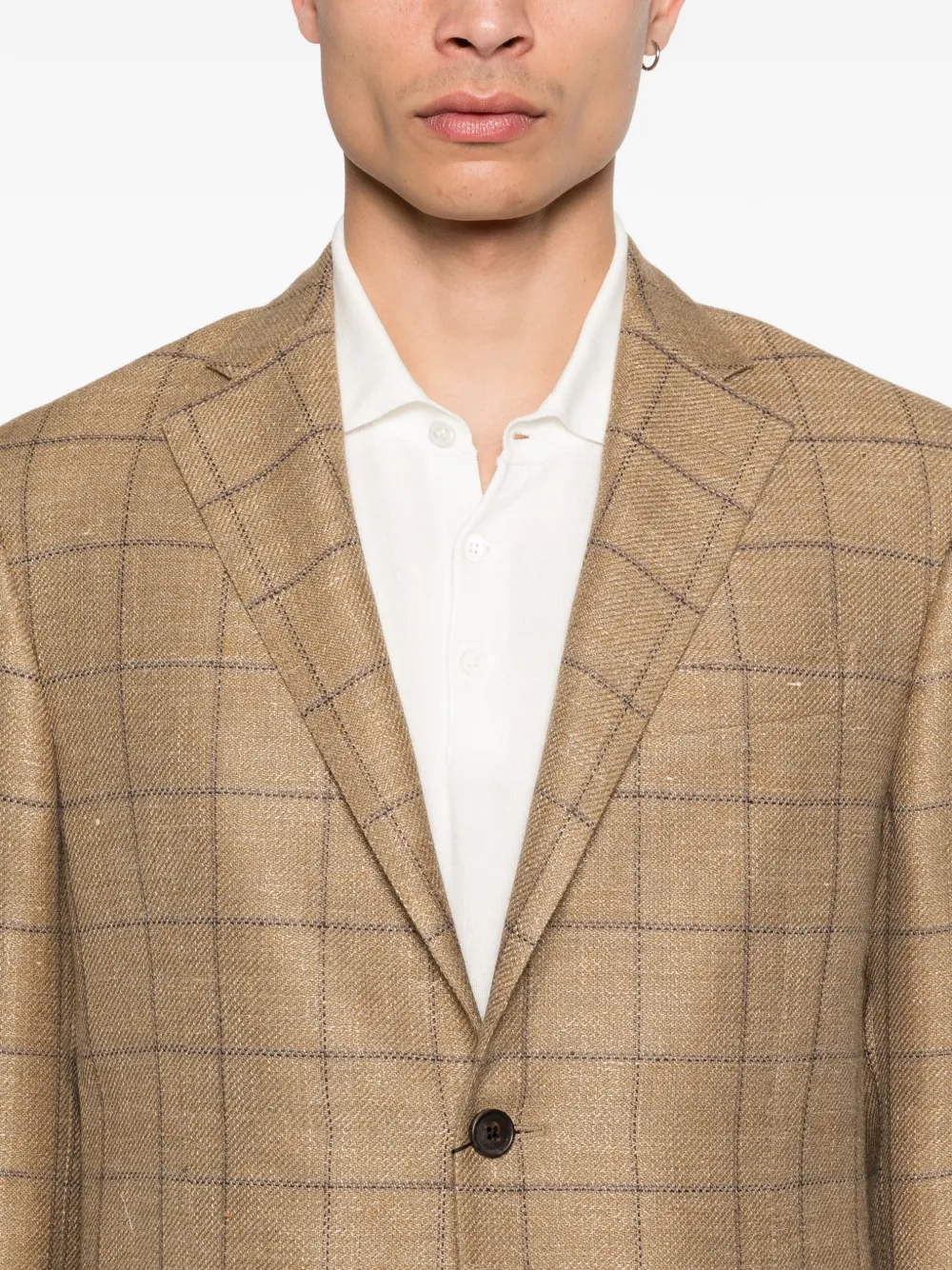 Corneliani チェック ジャケット | ニュートラル | FARFETCH JP