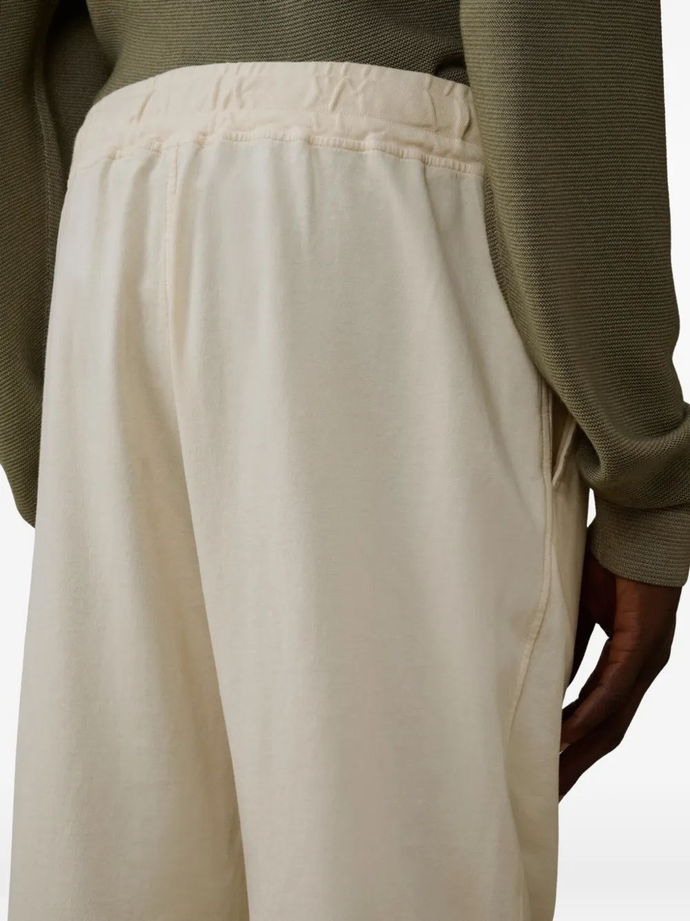 C.P. Company Trainingsbroek met logo-detail Beige