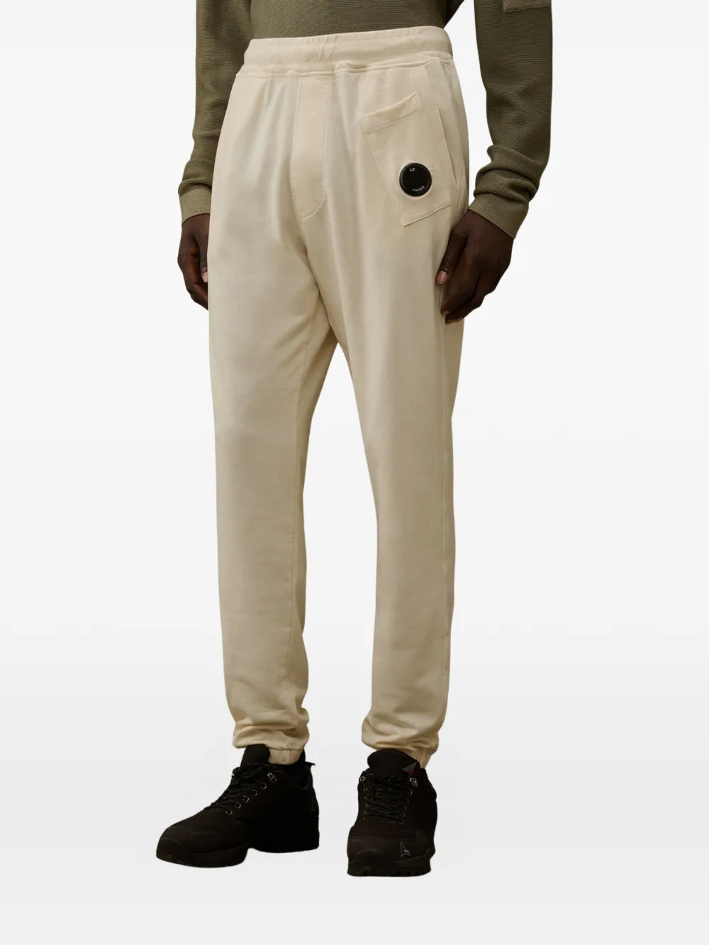 C.P. Company logo-detail track pants - Toni neutri