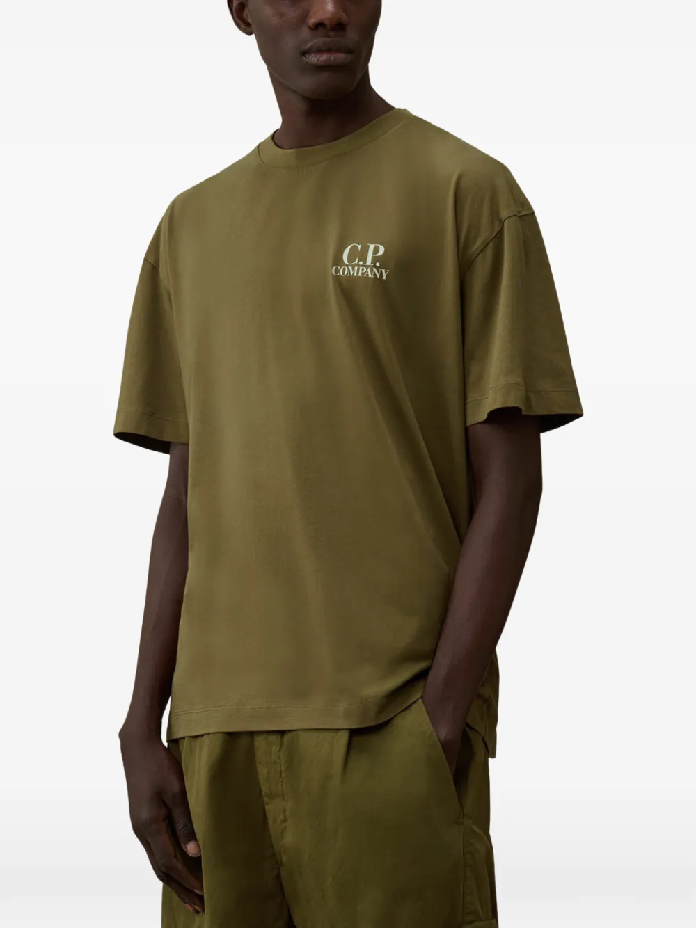 C.P. Company T-shirt met korte mouwen Groen