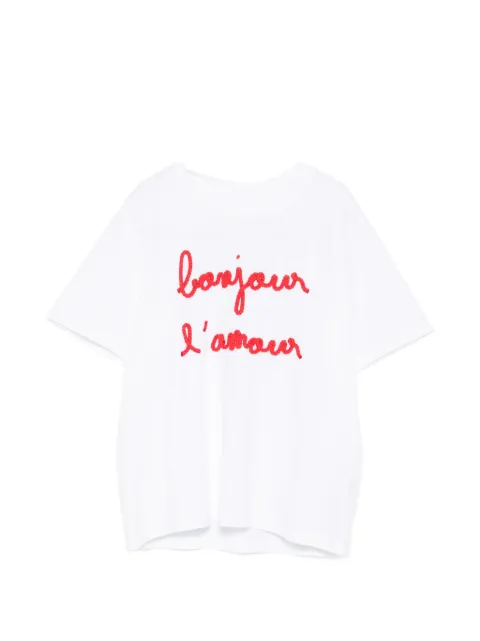 Maison Labiche playera con bordado