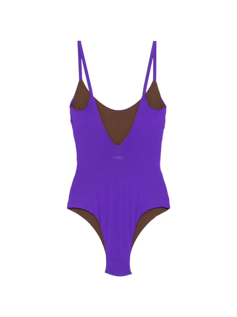  Fisico Crew-neck Swimsuit - Purple 