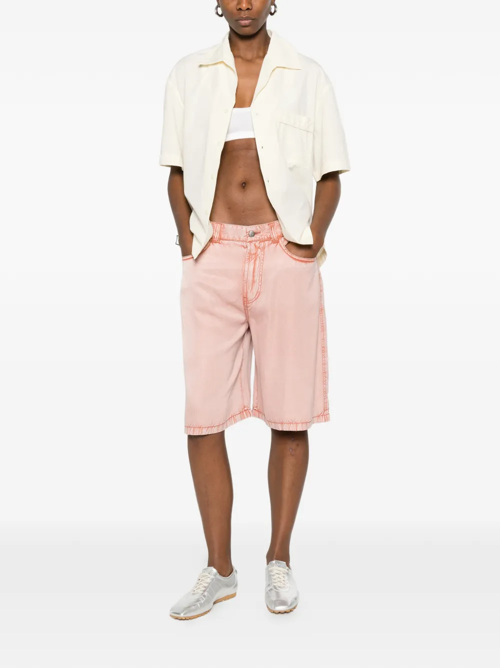 Diesel P-desi Pocket Shorts - Pink 