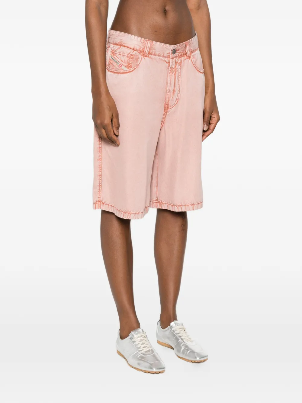  Diesel P-desi Pocket Shorts - Pink 
