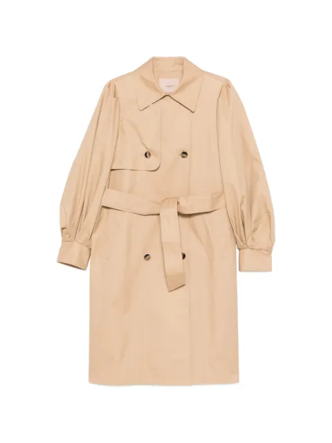TWINSET double-breasted belted coat