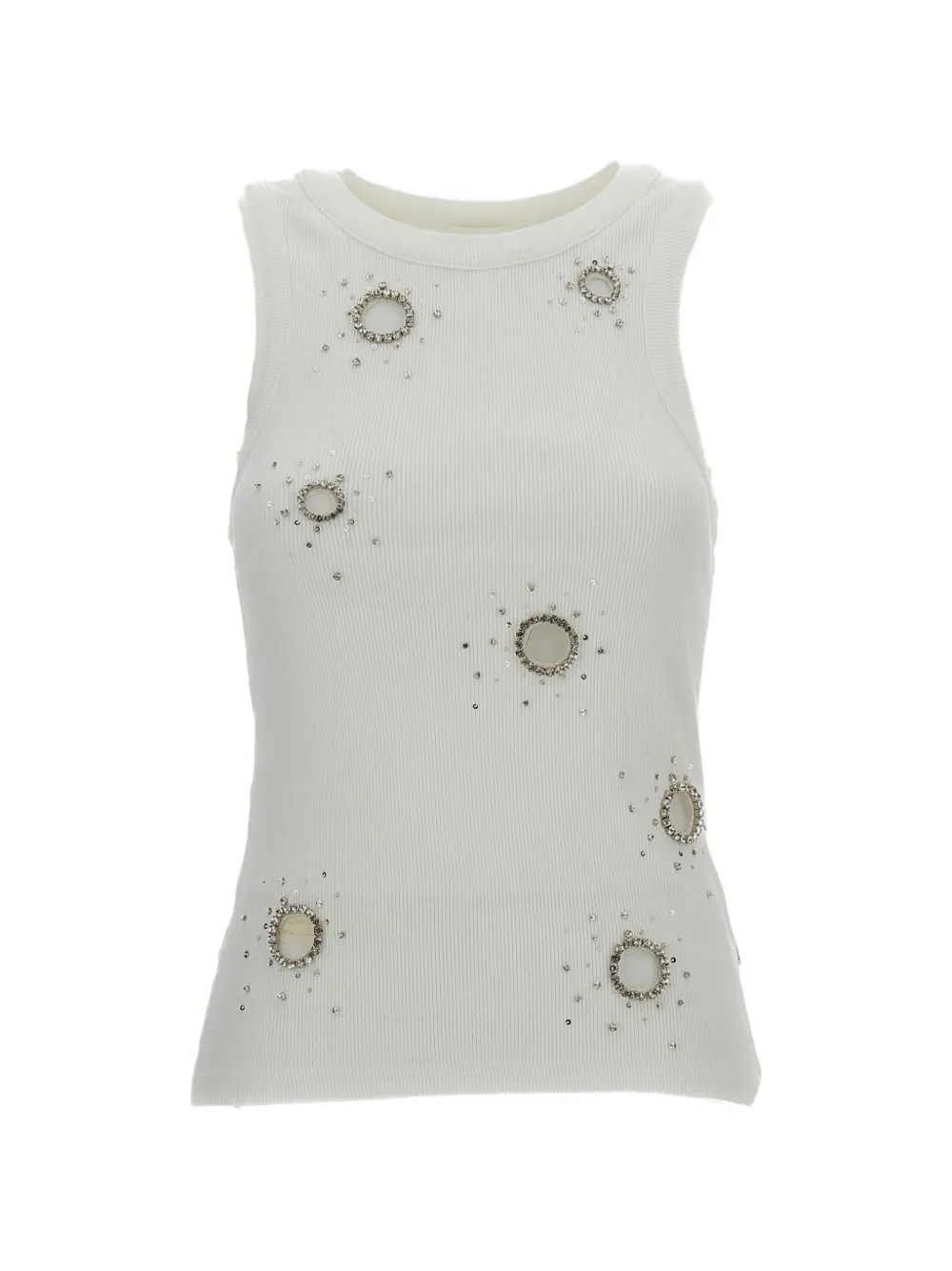 DES PHEMMES embellished top - Toni neutri