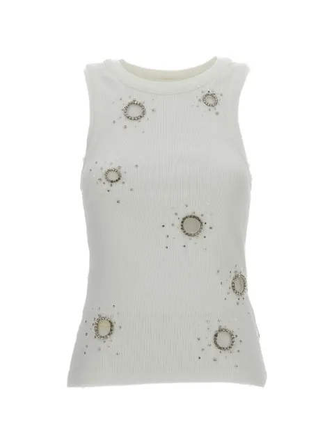DES PHEMMES embellished top