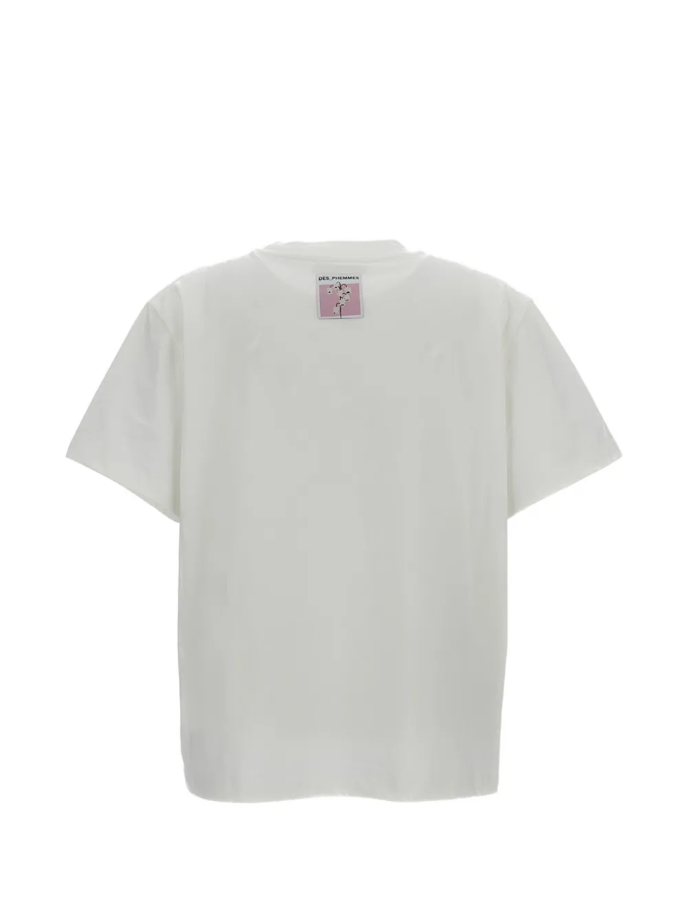  Des Phemmes Appliqué T-shirt - White 