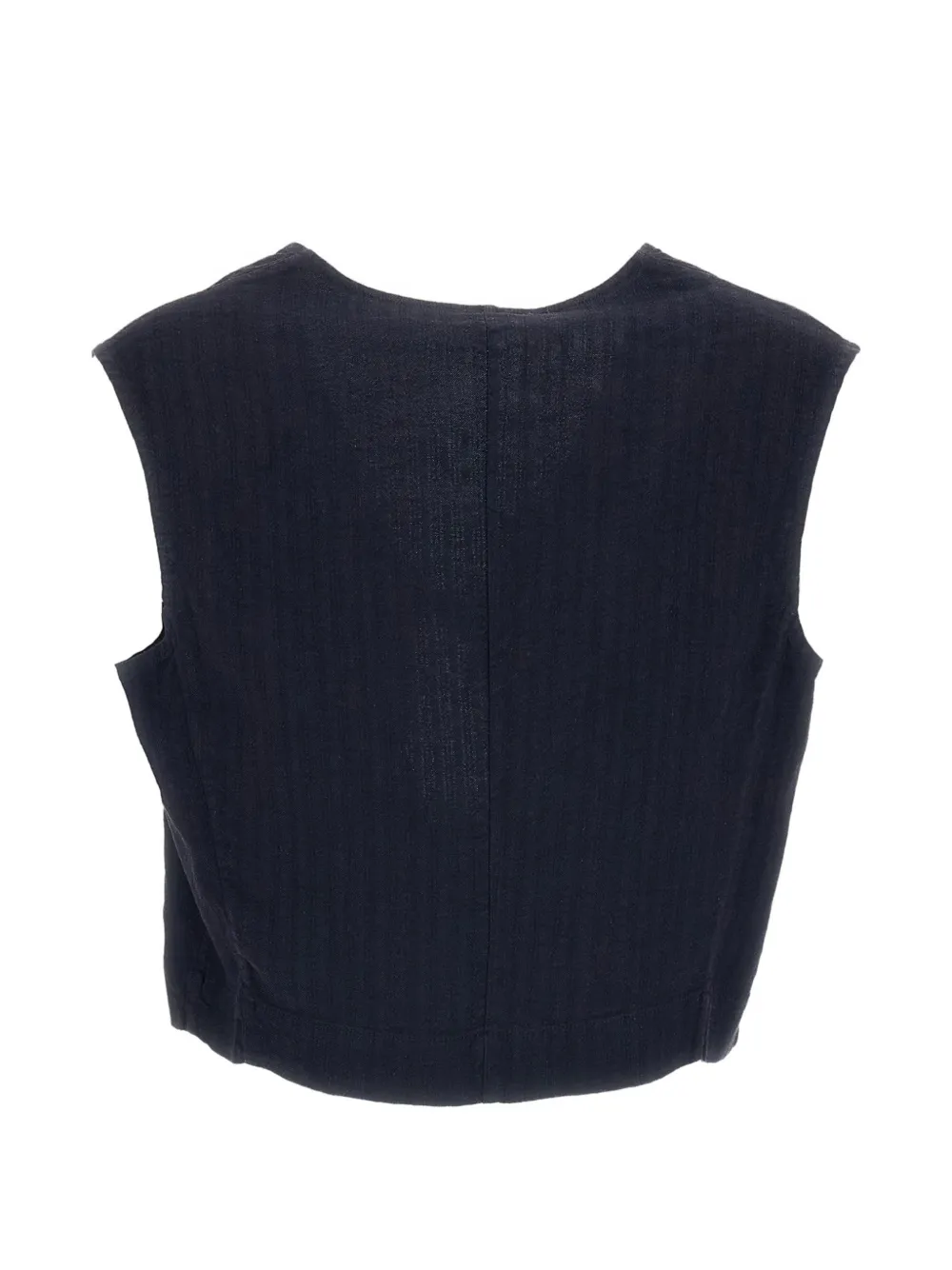 Barena patch pocket top Blauw