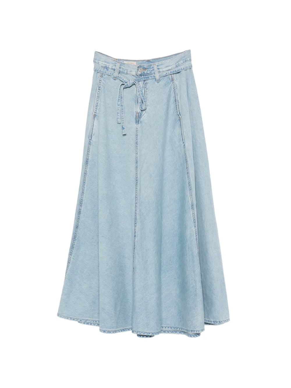 Levi's tie-waist denim skirt - Blu
