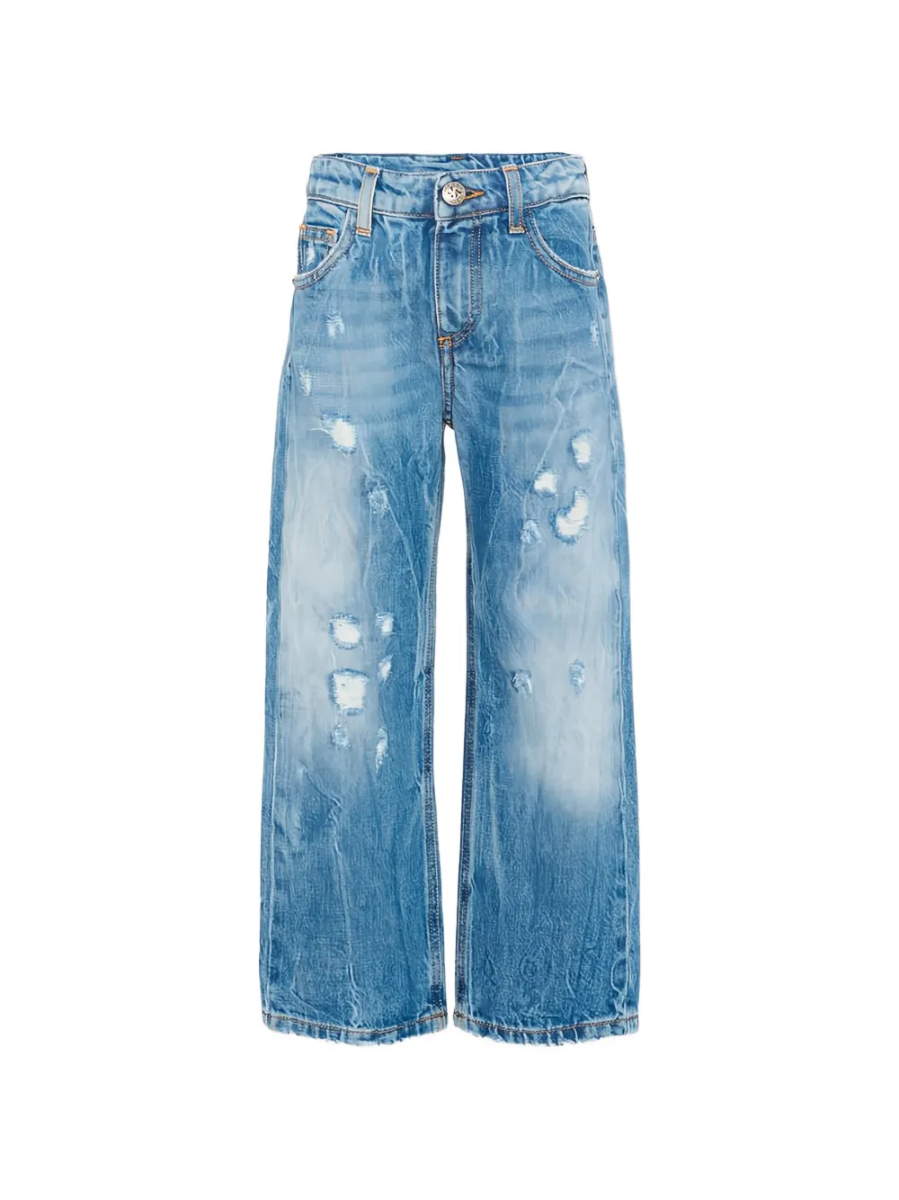 John Richmond Junior distressed jeans - Blu