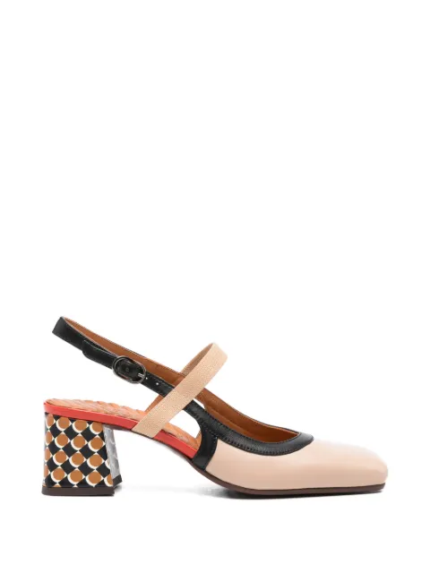 Chie Mihara Voyage patterned leather pumps