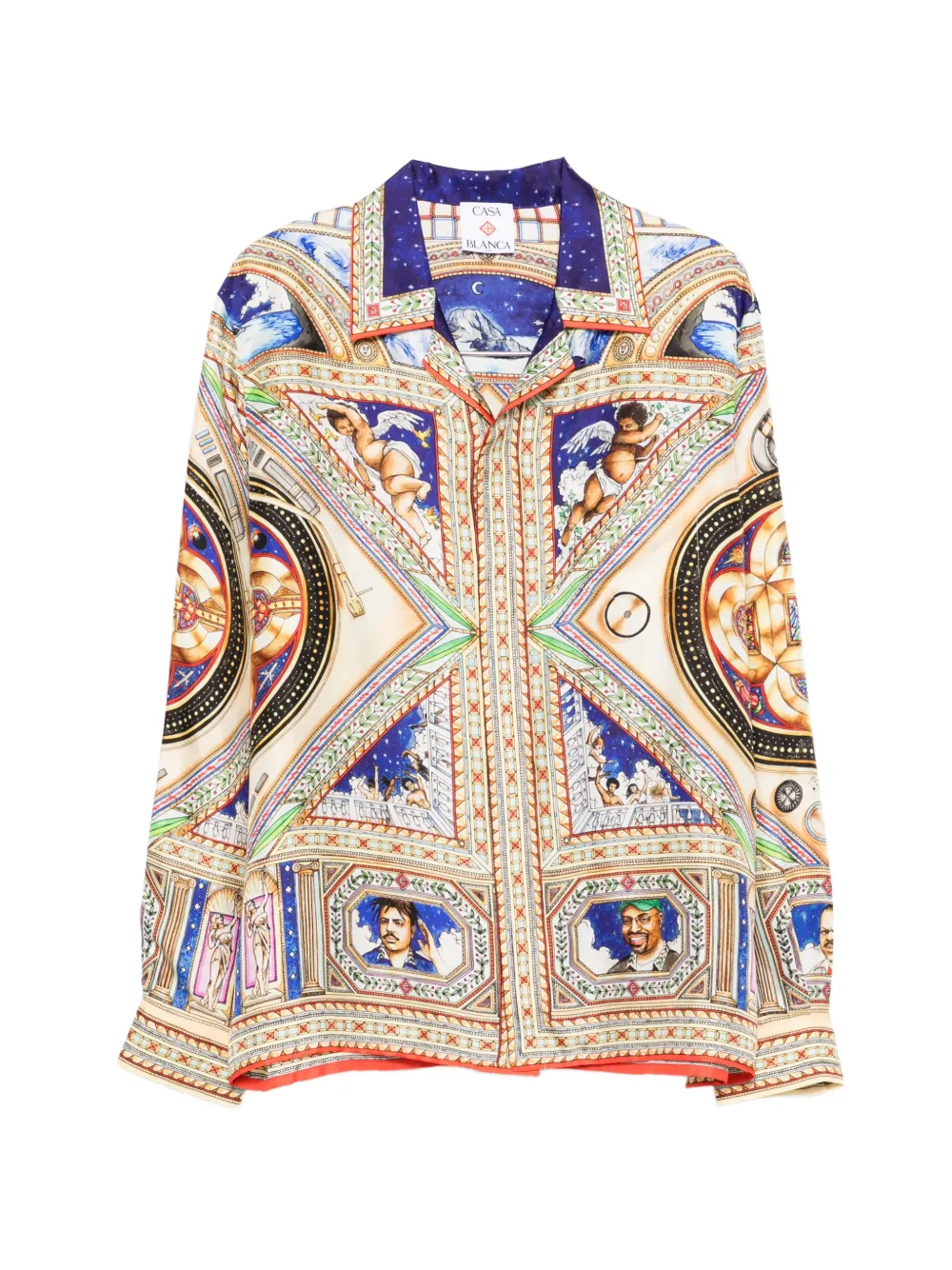 Casablanca printed shirt - Toni neutri