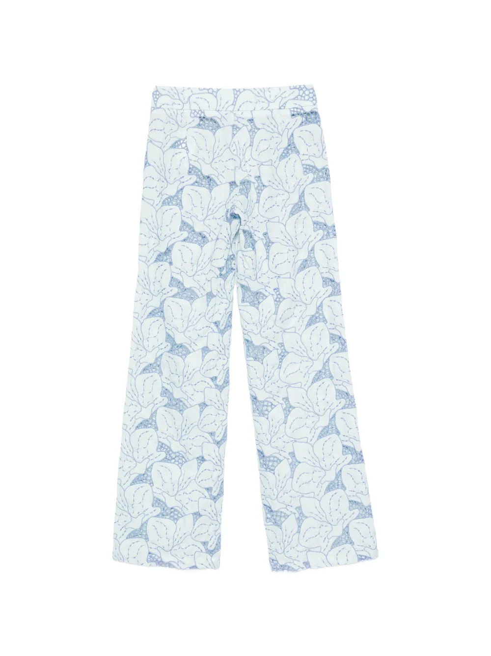  Genny Embroidered Trousers - Blue 