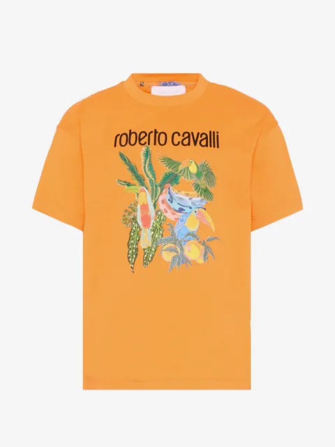 Roberto Cavalli Junior kortærmet T-shirt med tryk