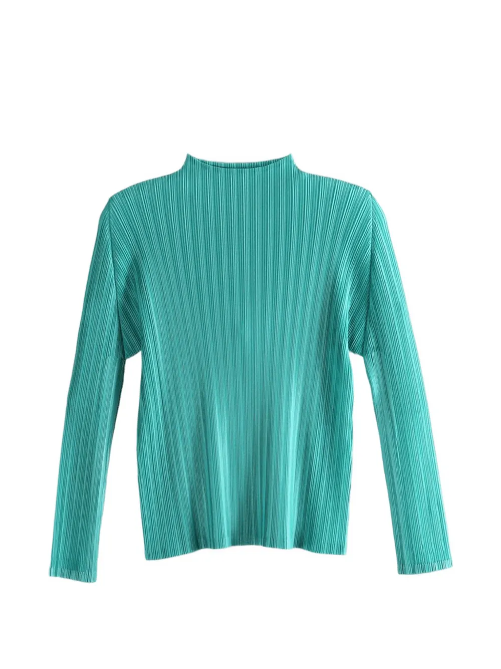 Pleats Please Issey Miyake pleated top - Verde