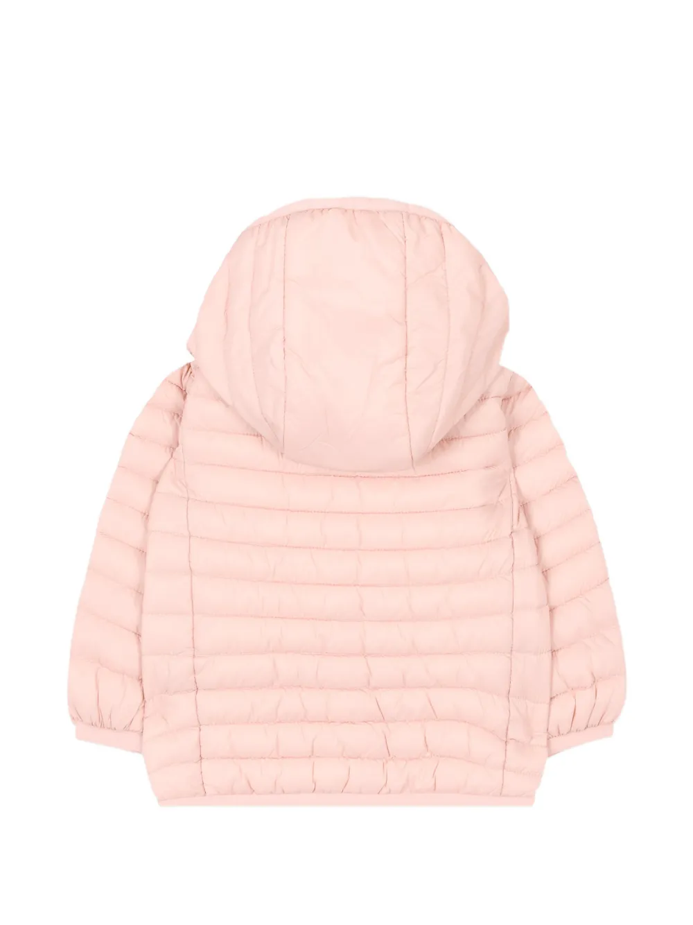 Save The Duck Kids Logo-patch Hooded Jacket - Pink 