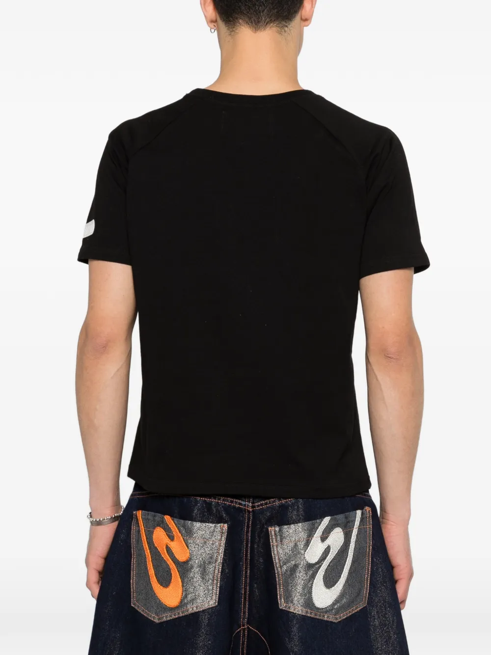 PDF T-shirt met grafische print Zwart