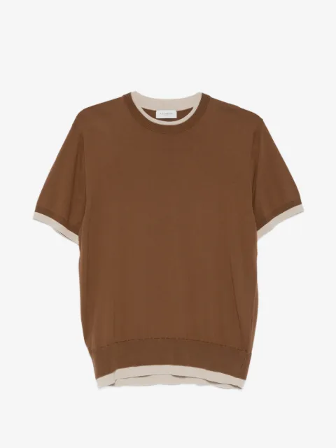 Paolo Pecora t-shirt à bords contrastants