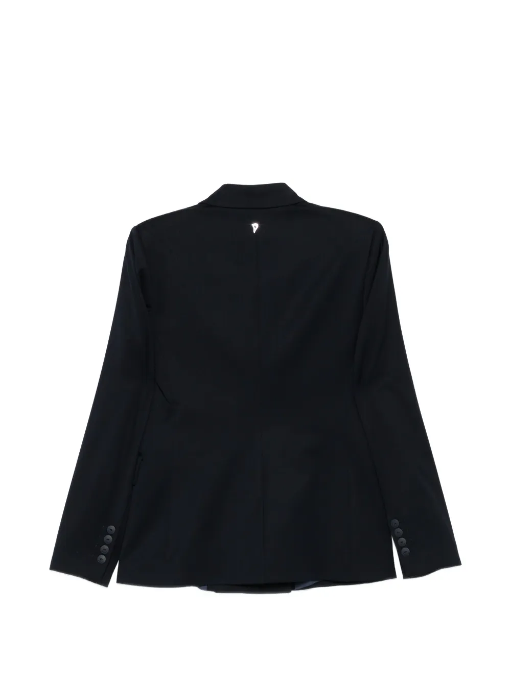 Double-Breasted Buttoned Blazer