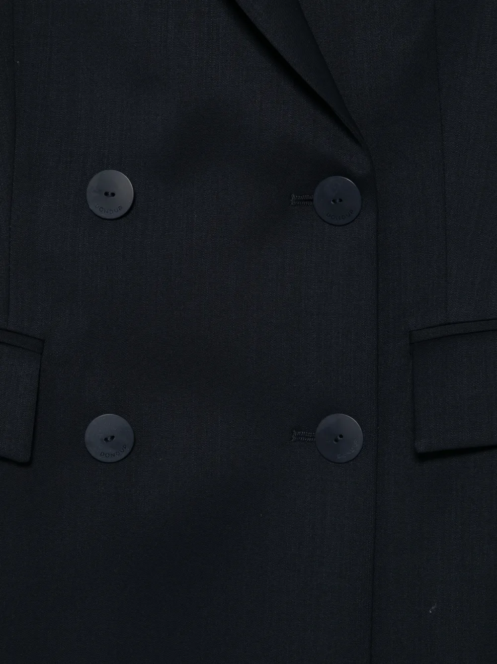 Double-Breasted Buttoned Blazer