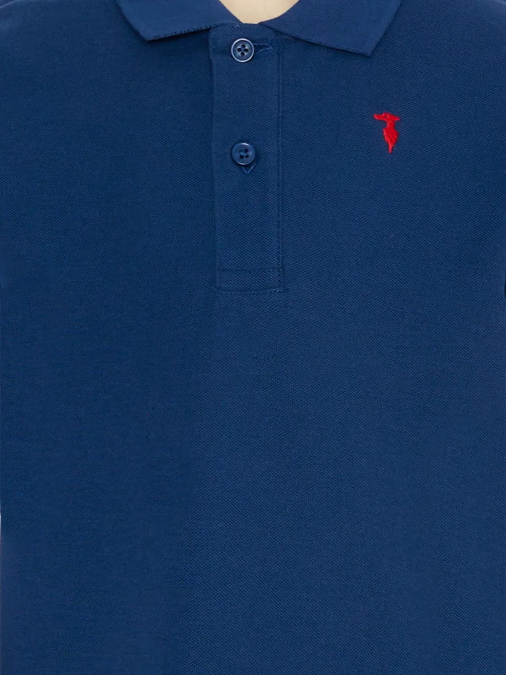  Trussardi Junior Short-sleeve Polo Shirt - Blue 