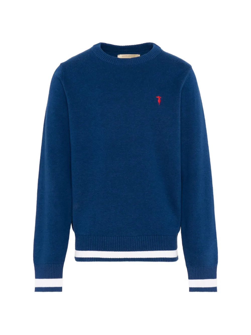 TRUSSARDI JUNIOR logo-detail sweater - Blu