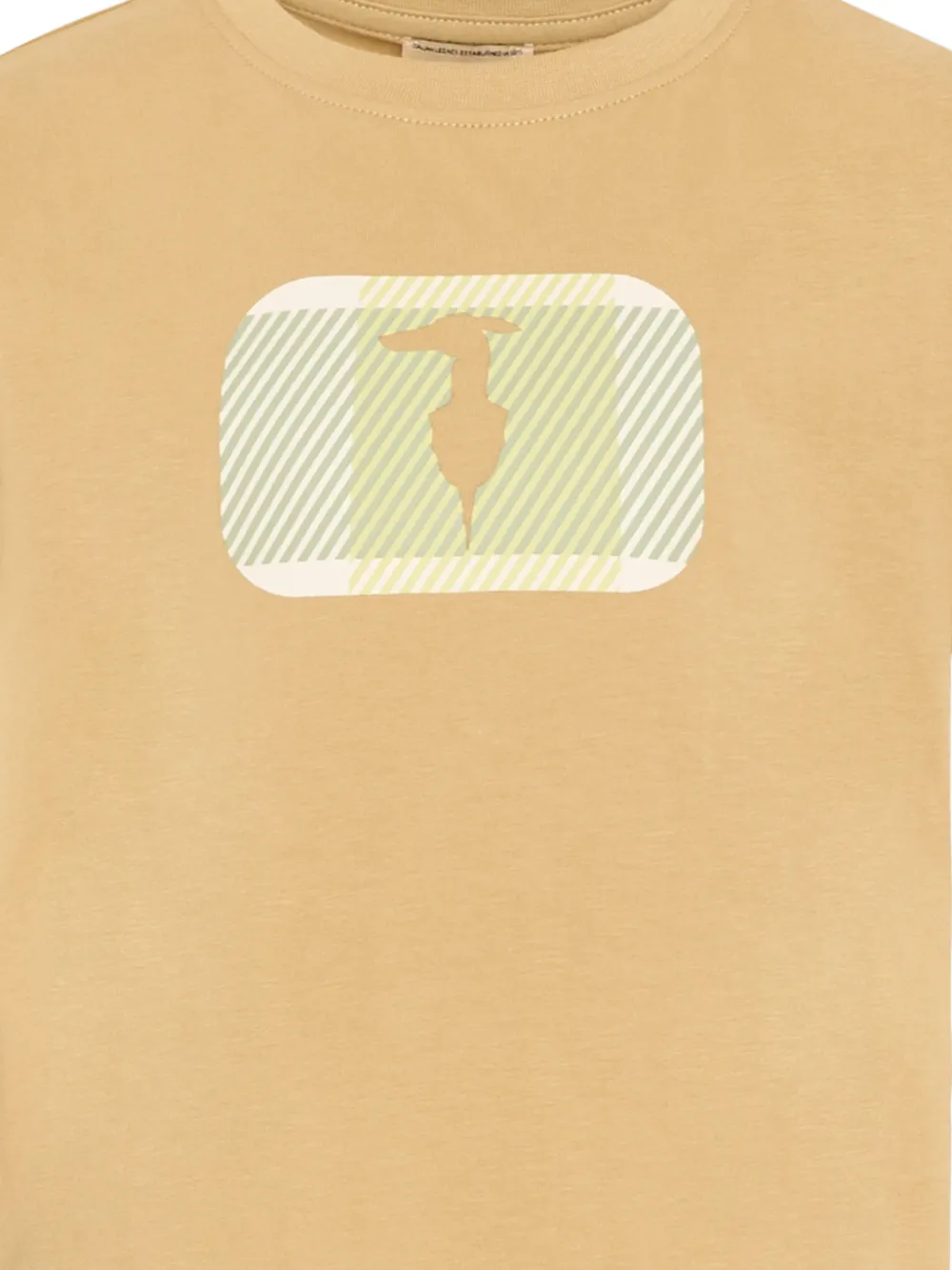  Trussardi Junior Logo-print T-shirt - Neutrals 